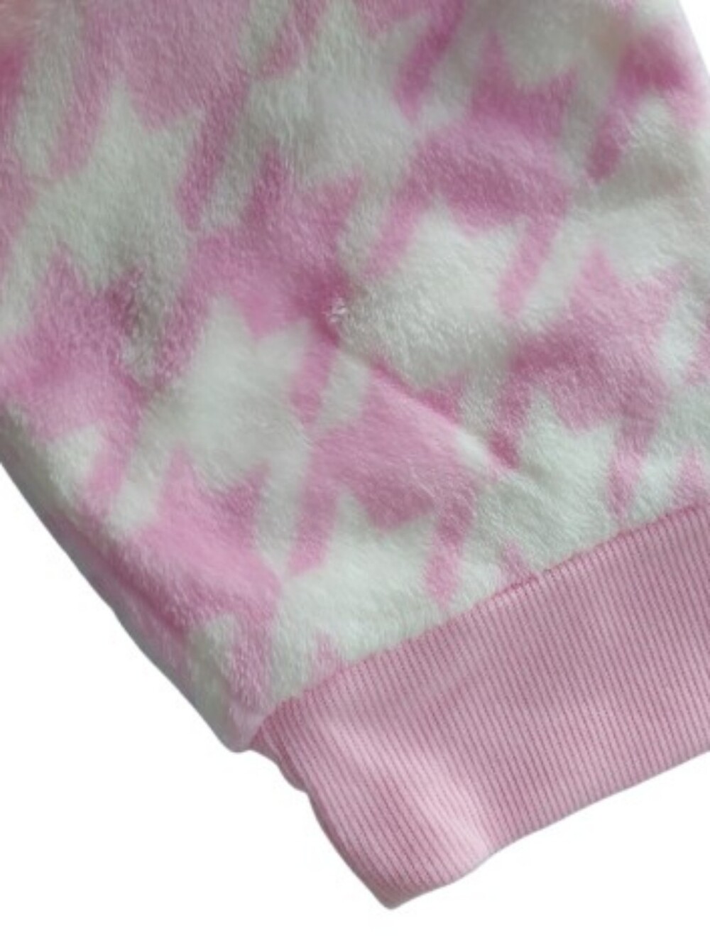 Joyspun Plush Pink White Drawstring Pajama Jogger Lounge Pant Size XL NEW NWT - Picture 5 of 11